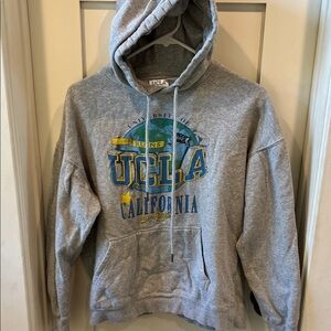 UCLA Vintage Gray Hoodie Sweatshirt